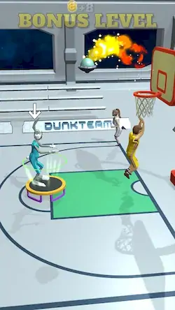 Скачать Dunk Team Взломанная [MOD Всё открыто] APK на Андроид