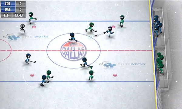 Скачать Stickman Ice Hockey Взломанная [MOD Всё открыто] APK на Андроид
