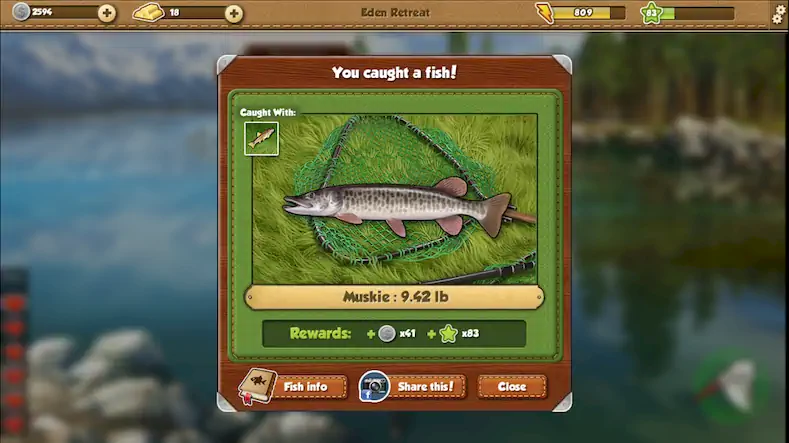Скачать Fishing World Взломанная [MOD Всё открыто] APK на Андроид