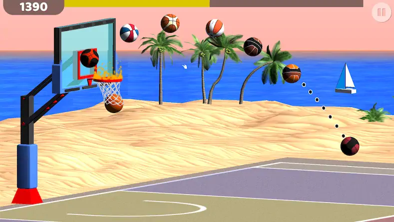Скачать Баскетбол: броски в кольцо Взломанная [MOD Unlocked] APK на Андроид