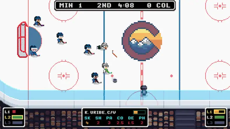 Скачать Ice League Hockey Взломанная [MOD Много монет] APK на Андроид