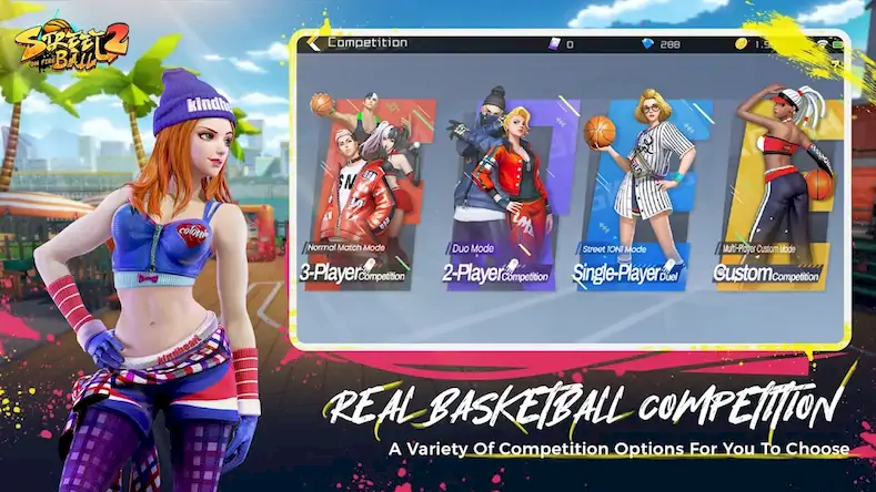 Скачать Streetball2: On Fire Взломанная [MOD Всё открыто] APK на Андроид