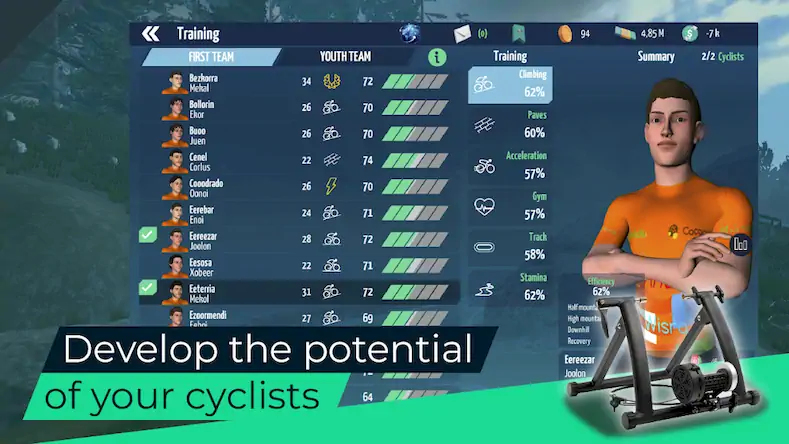 Скачать Live Cycling Manager 2023 Взломанная [MOD Бесконечные монеты] APK на Андроид