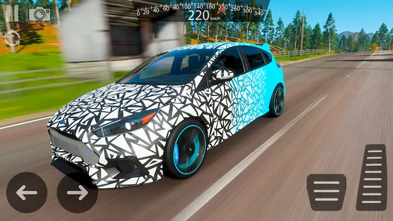Скачать Drive Ford Focus RS Simulator Взломанная [MOD Много монет] APK на Андроид