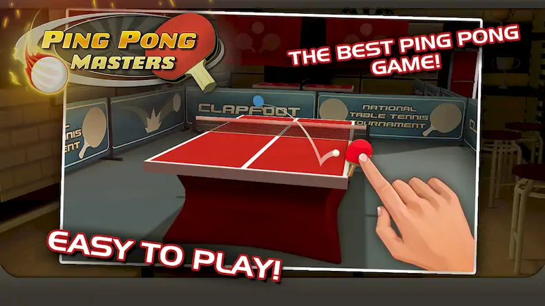 Скачать Ping Pong Masters Взломанная [MOD Unlocked] APK на Андроид