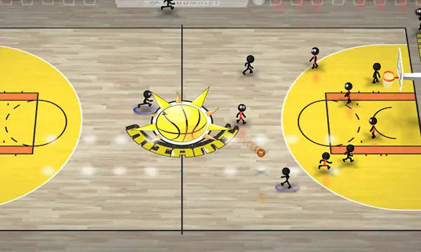 Скачать Stickman Basketball Взломанная [MOD Бесконечные монеты] APK на Андроид
