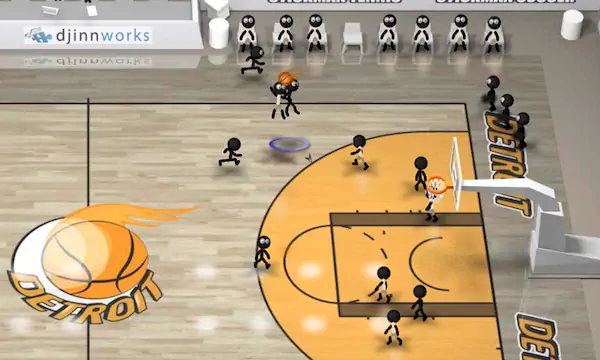 Скачать Stickman Basketball Взломанная [MOD Бесконечные монеты] APK на Андроид