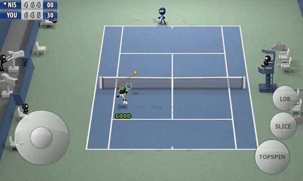Скачать Stickman Tennis - Career Взломанная [MOD Бесконечные монеты] APK на Андроид