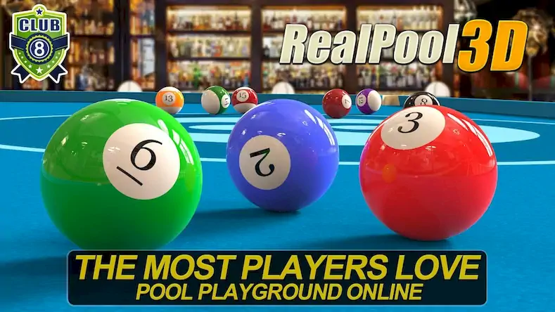 Скачать Real Pool 3D Online 8Ball Game Взломанная [MOD Unlocked] APK на Андроид
