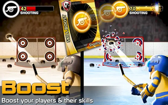 Скачать BIG WIN Hockey Взломанная [MOD Всё открыто] APK на Андроид