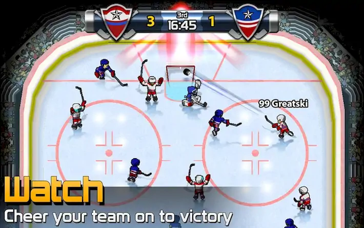 Скачать BIG WIN Hockey Взломанная [MOD Всё открыто] APK на Андроид