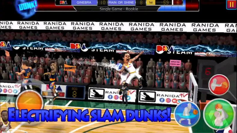 Скачать Basketball Slam Баскетбол Взломанная [MOD Бесконечные монеты] APK на Андроид