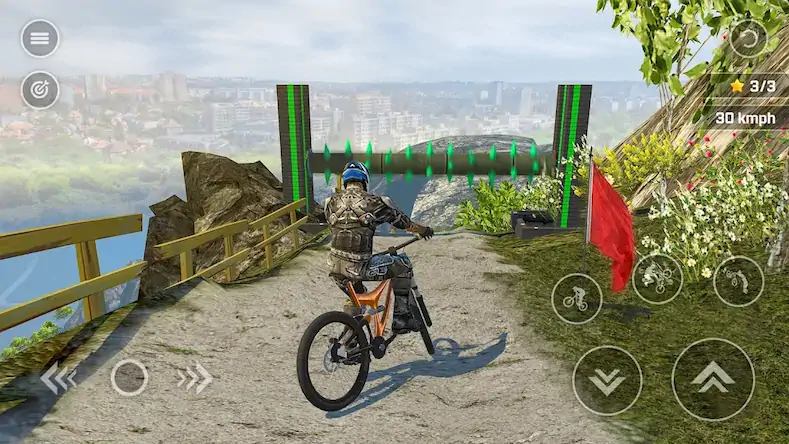 Скачать Велосипедные игры BMX Взломанная [MOD Бесконечные монеты] APK на Андроид