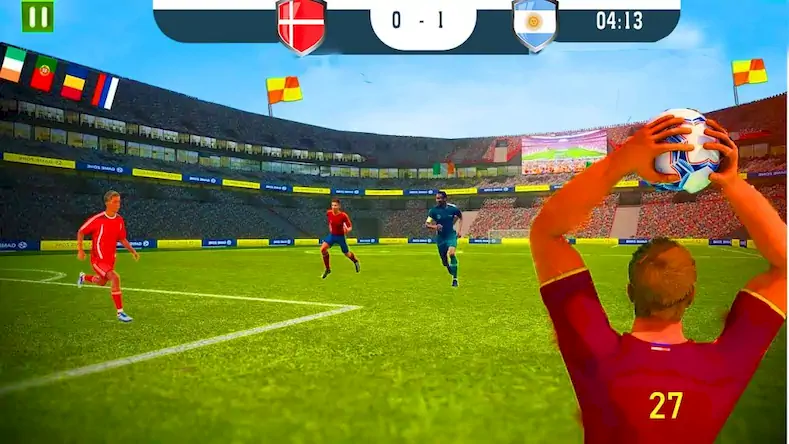 Скачать Real Football Soccer Striker Взломанная [MOD Unlocked] APK на Андроид