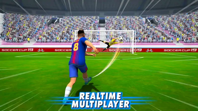 Скачать Real Football Soccer Striker Взломанная [MOD Unlocked] APK на Андроид