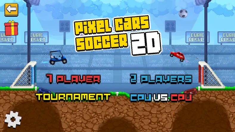 Скачать Pixel Cars. Soccer Взломанная [MOD Много денег] APK на Андроид