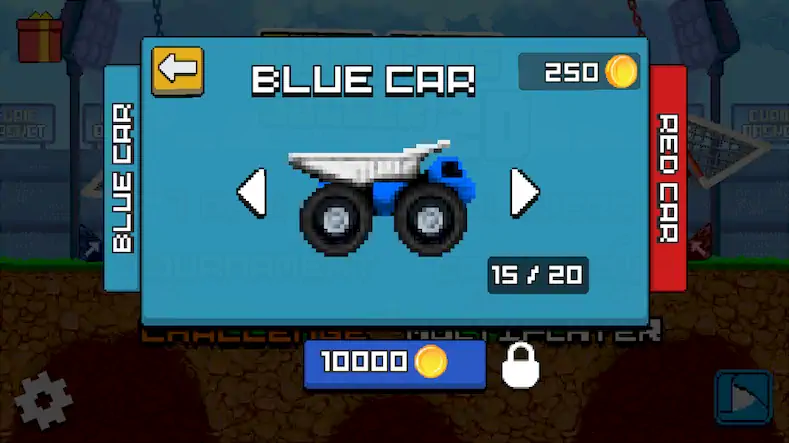 Скачать Pixel Cars. Soccer Взломанная [MOD Много денег] APK на Андроид