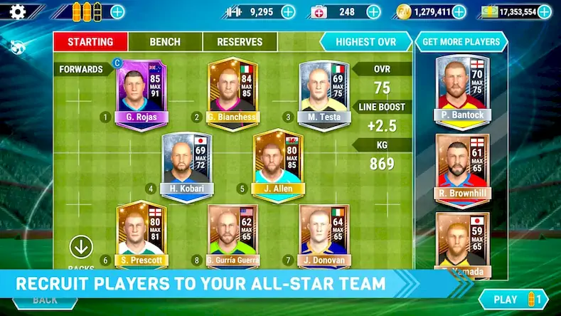 Скачать Rugby Nations 19 Взломанная [MOD Бесконечные деньги] APK на Андроид