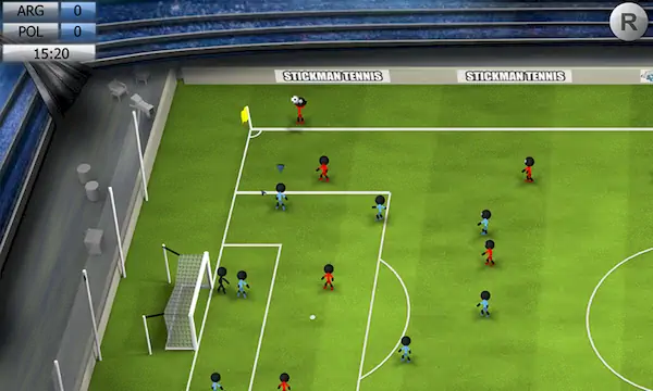 Скачать Stickman Soccer 2014 Взломанная [MOD Много денег] APK на Андроид