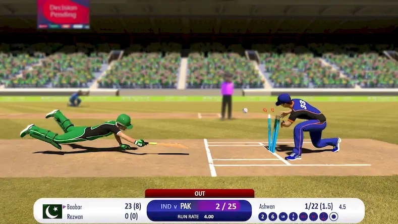 Скачать RVG Real World Cricket Game 3D Взломанная [MOD Бесконечные монеты] APK на Андроид