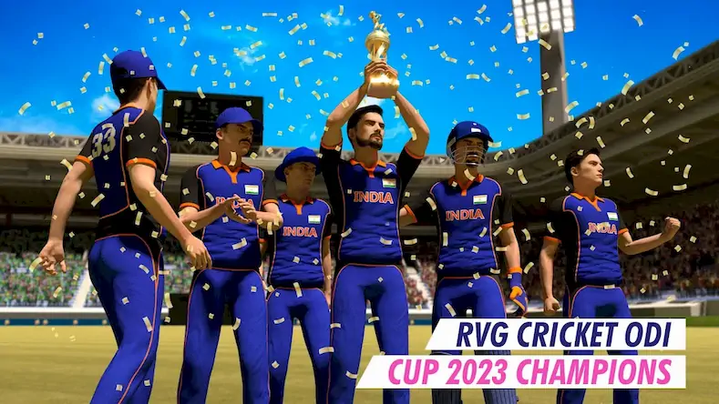 Скачать RVG Real World Cricket Game 3D Взломанная [MOD Бесконечные монеты] APK на Андроид