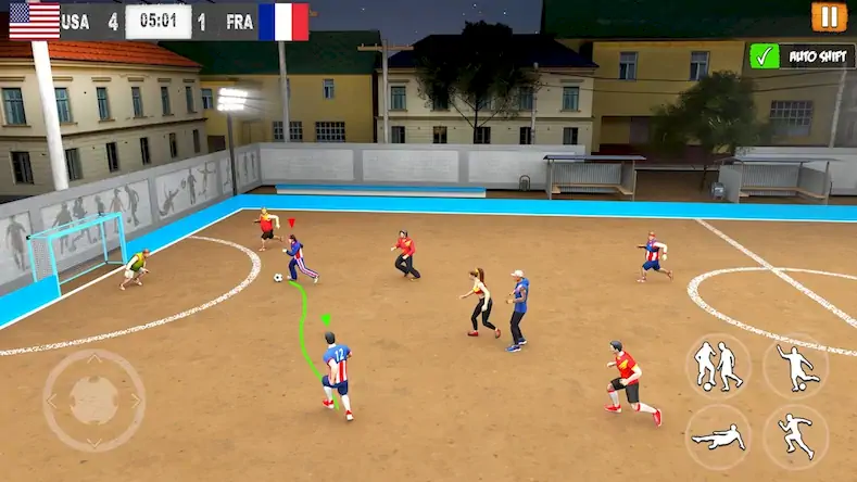 Скачать Street Football: Futsal Games Взломанная [MOD Всё открыто] APK на Андроид