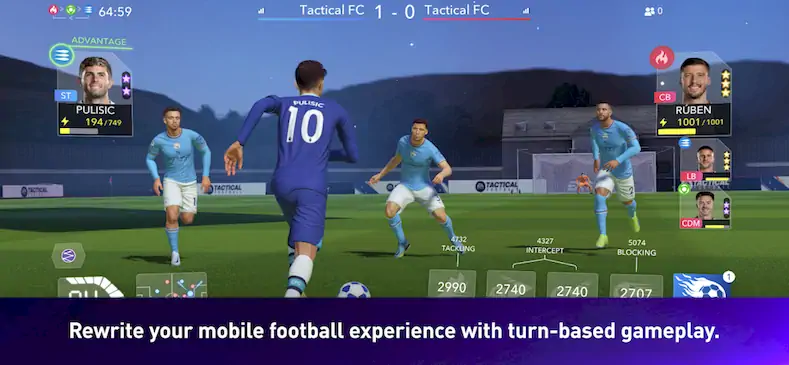 Скачать EA SPORTS Tactical Football Взломанная [MOD Бесконечные монеты] APK на Андроид