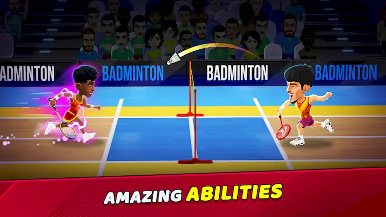 Скачать Badminton Clash 3D Взломанная [MOD Всё открыто] APK на Андроид