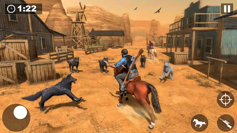 Скачать West Cowboy - Gunfighter Game Взломанная [MOD Unlocked] APK на Андроид