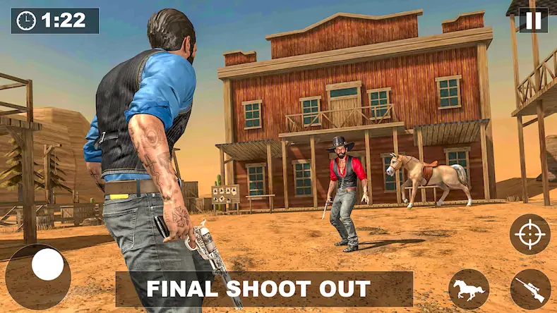 Скачать West Cowboy - Gunfighter Game Взломанная [MOD Unlocked] APK на Андроид