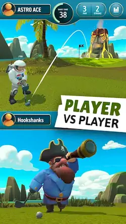 Скачать Shankstars Golf Взломанная [MOD Много денег] APK на Андроид