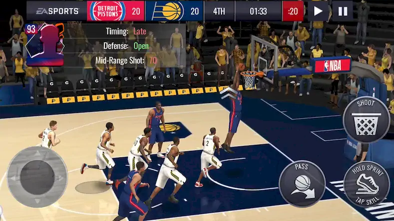 Скачать NBA LIVE: 勁爆美國職籃 Взломанная [MOD Всё открыто] APK на Андроид