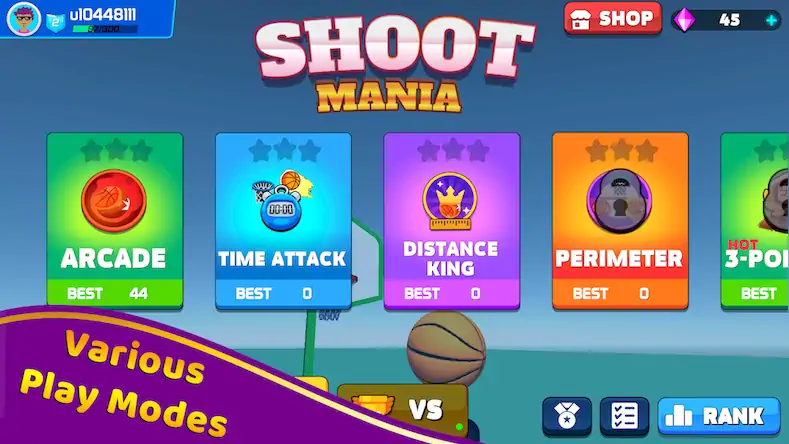 Скачать Shoot Challenge Basketball Взломанная [MOD Много денег] APK на Андроид