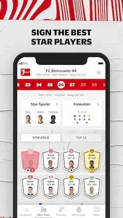 Скачать Bundesliga Fantasy Manager Взломанная [MOD Бесконечные монеты] APK на Андроид