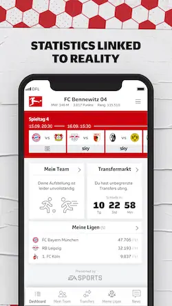 Скачать Bundesliga Fantasy Manager Взломанная [MOD Бесконечные монеты] APK на Андроид